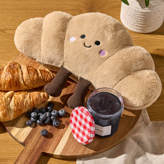 Claude The Croissant Cushion - Brown