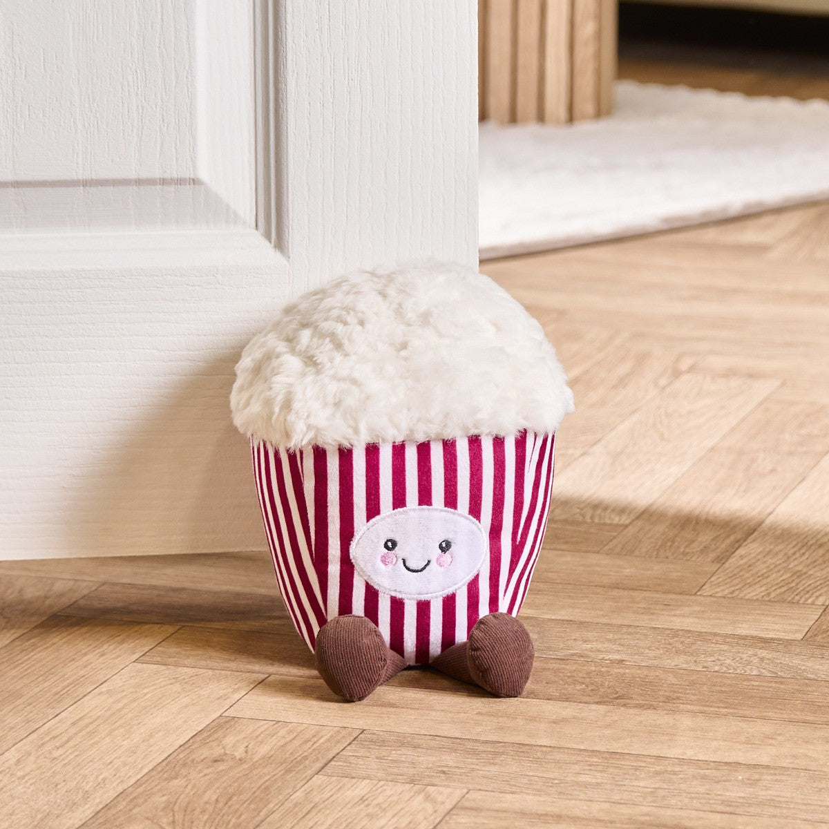 Poppy The Popcorn Doorstop - Red