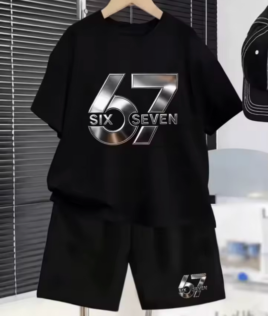 Kids 6 7 Shorts and T-shirt Set