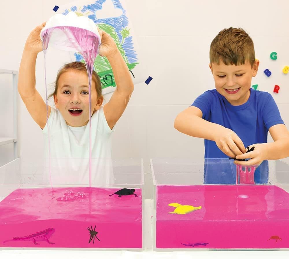 Pink Slime Baff and Inflatable Unicorn
