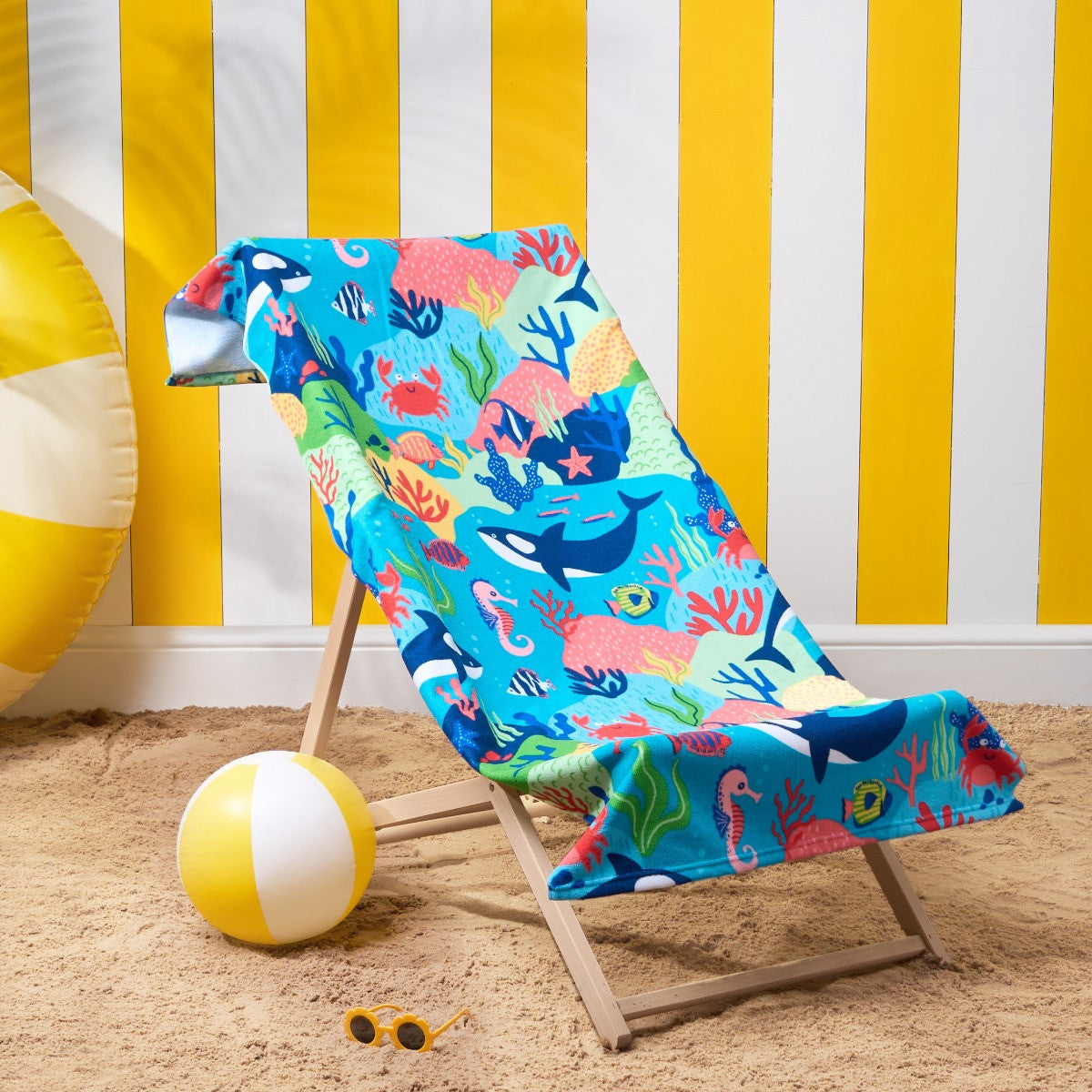 Ocean Theme Beach Towel