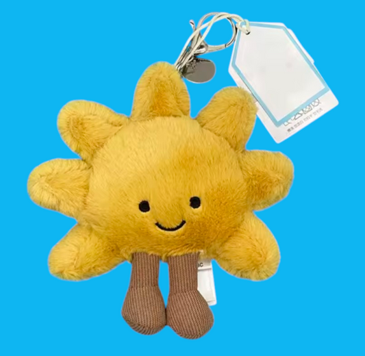 Sun Plushie Keychain / Bag Charm