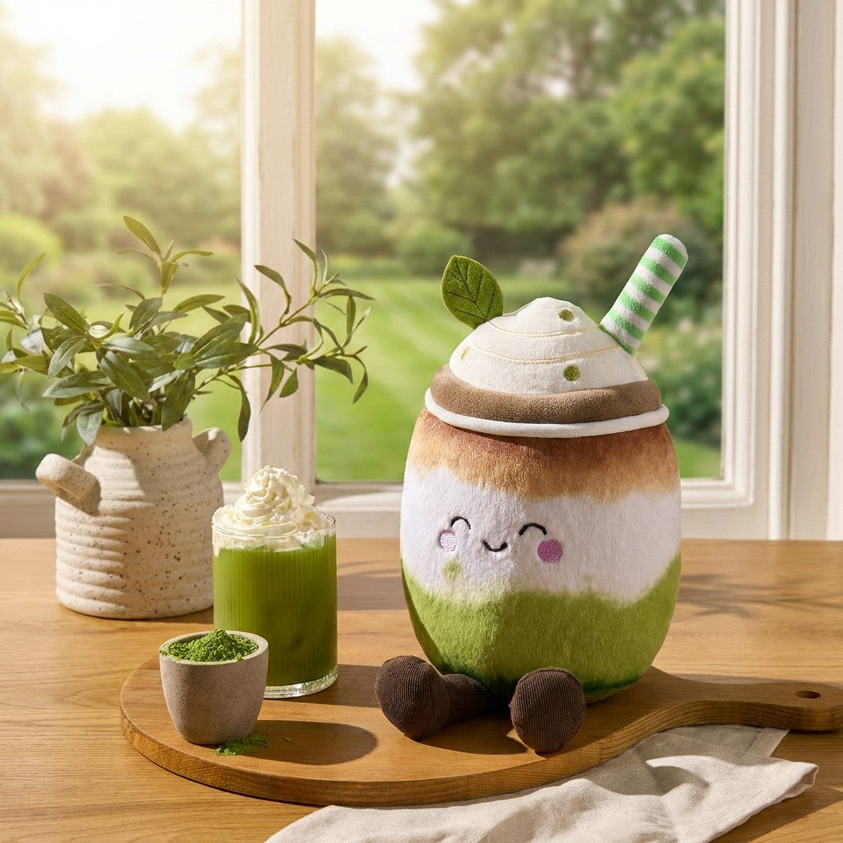 Mandy The Matcha Cushion - Green