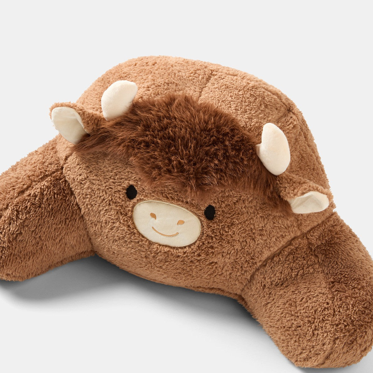 Harry The Highland Cow Cuddle Cushion - Brown