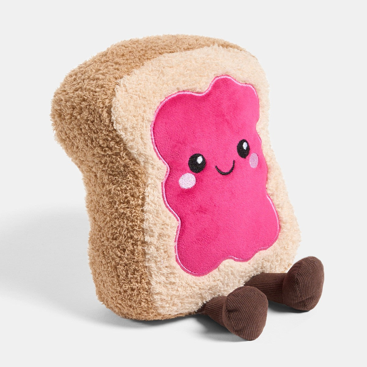 Rosie The Jam Toast Cushion - Hot Pink/Natural