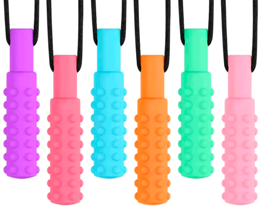 Sensory Chew Necklace Autism ADHD Kids Adults BPA Free