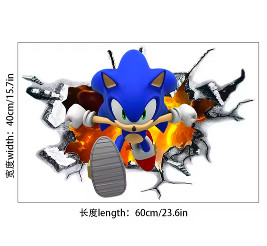 Sonic Wall Sticker