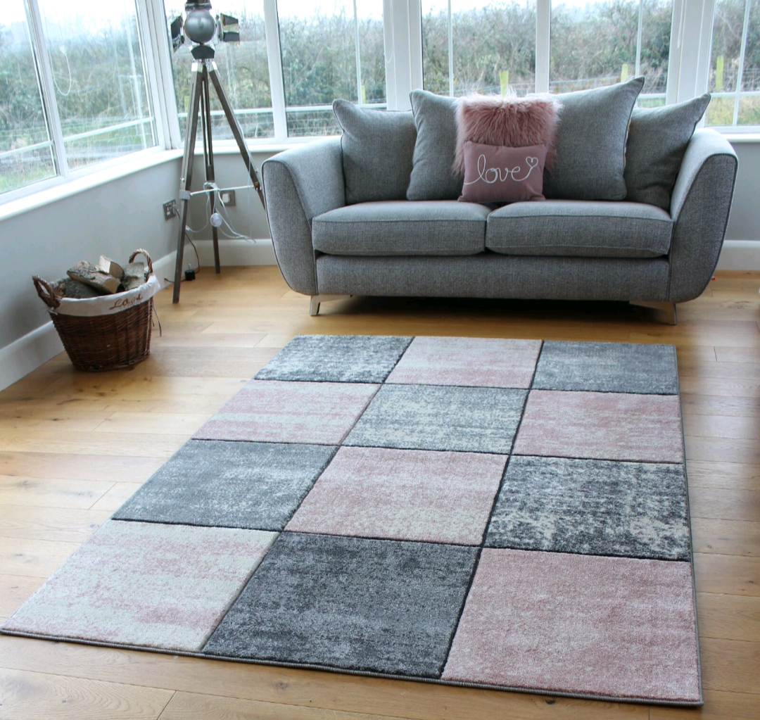 Modern Square Shadow Rug