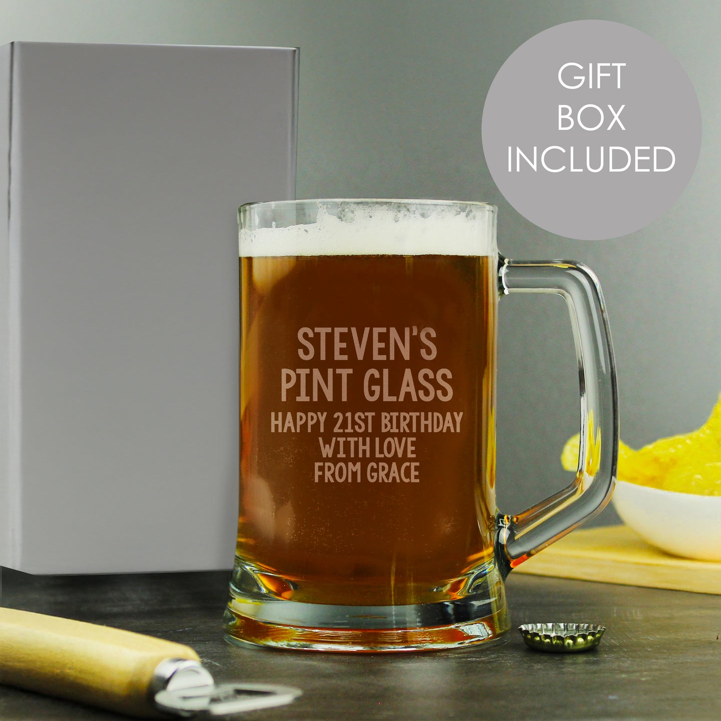 Personalised Free Text Tankard