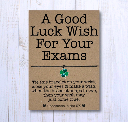 Good Luck Wish Bracelet - Exams