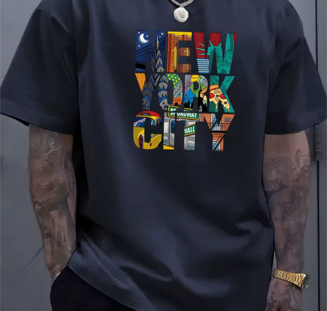 Mens Cotton NYC Tshirt