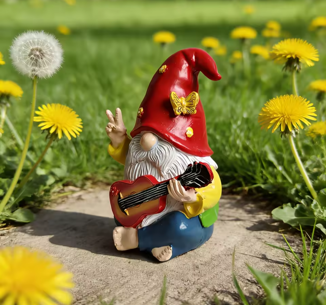 Fun Hippy Gnome Ornament