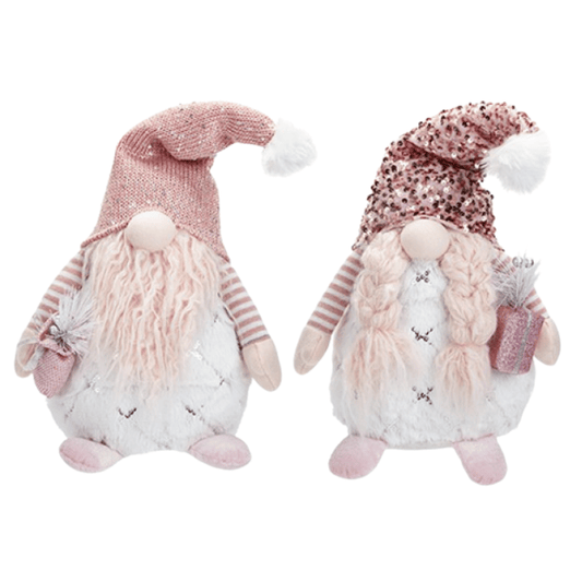 Pink Standing Gonk With Glitter Hat 20 Inch