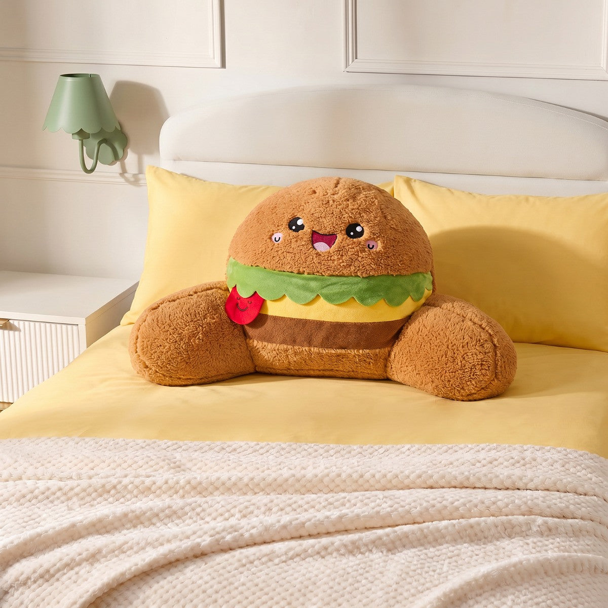 Hammy The Hamburger Cuddle Cushion