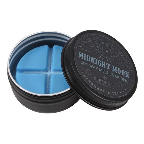 Black Cat Oil Burner & Midnight Moon Soy Wax Snap Disc
