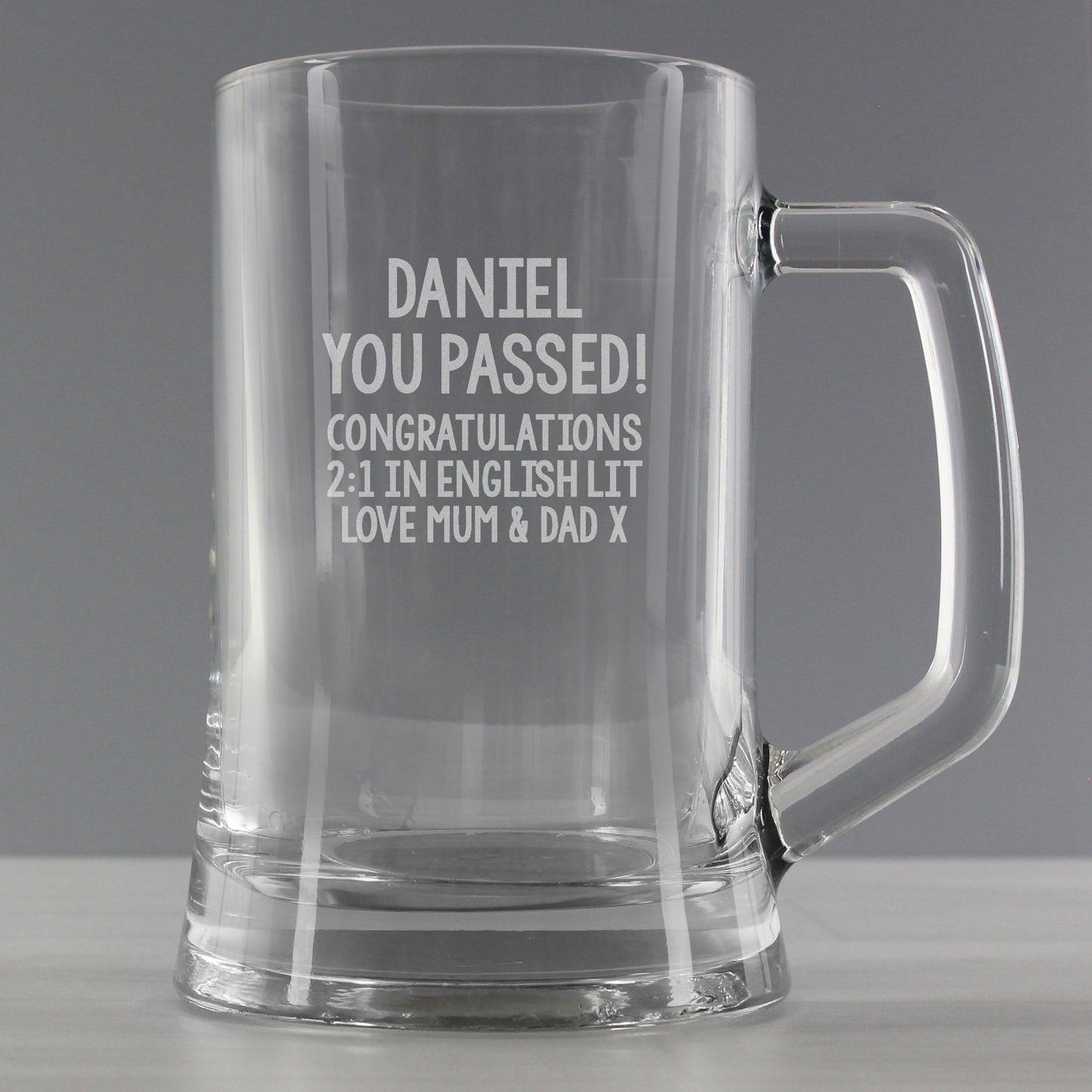 Personalised Free Text Tankard