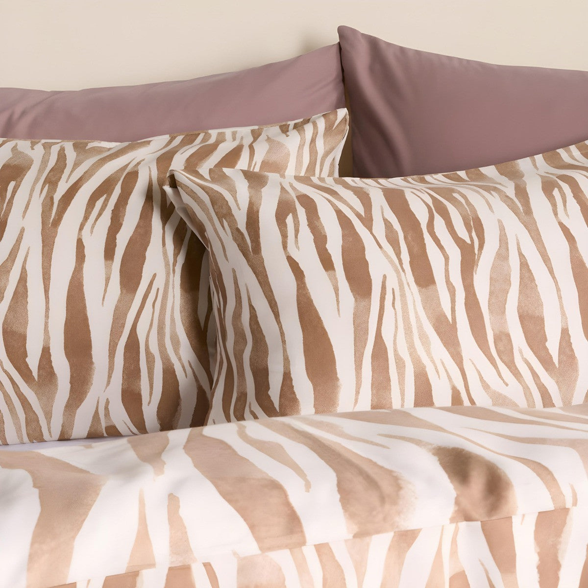 Watercolour Zebra Print Duvet Set