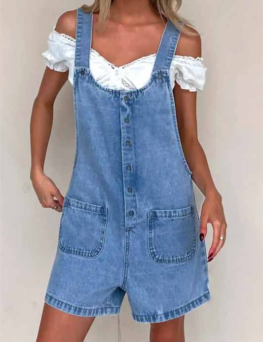 Ladies Dungaree Shorts LIMITED STOCK