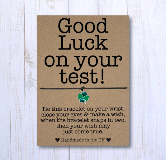 Good Luck Wish Bracelet - Test