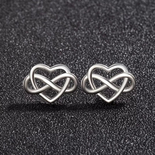 Infinity Heart Earrings