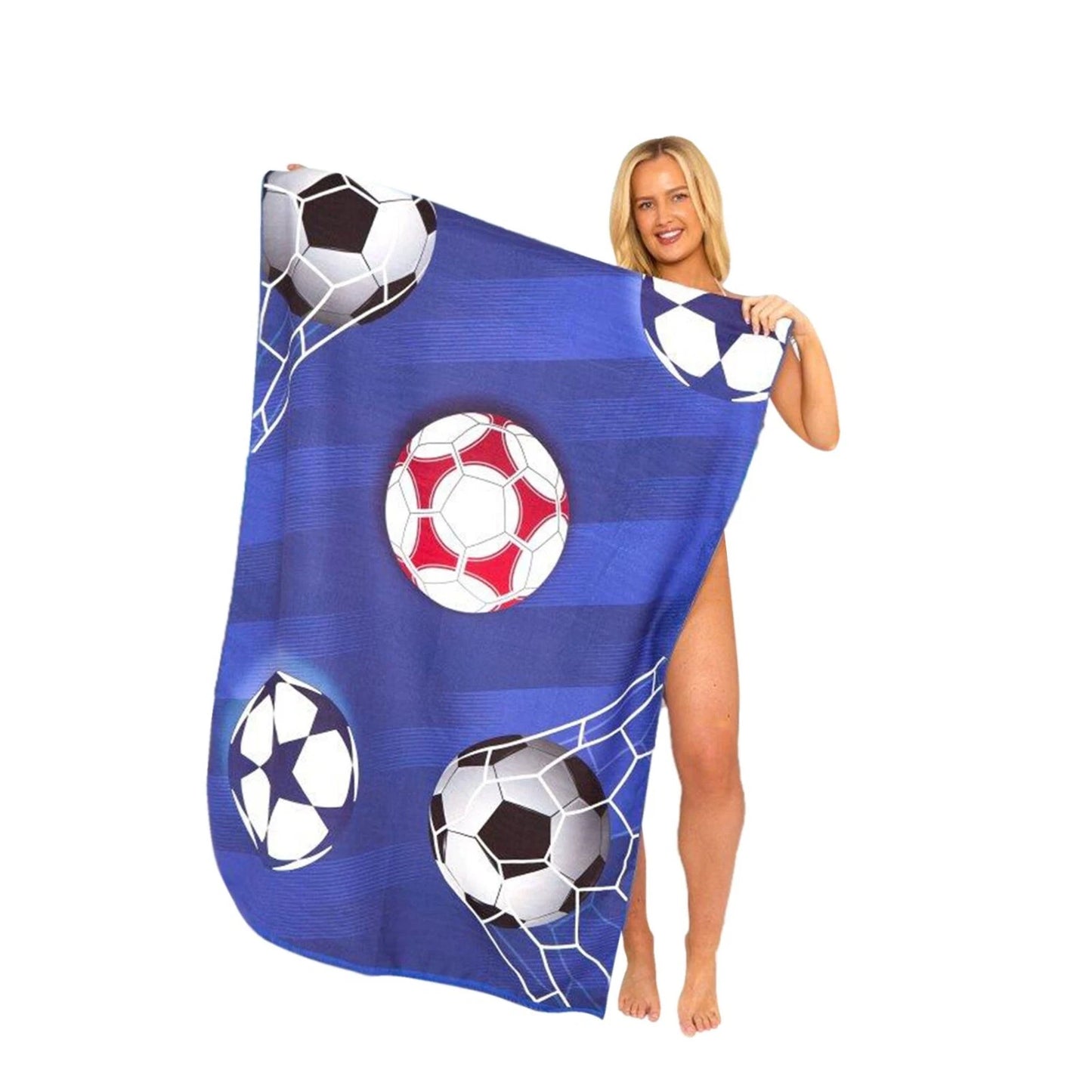 Sand Free Beach Towel - Football