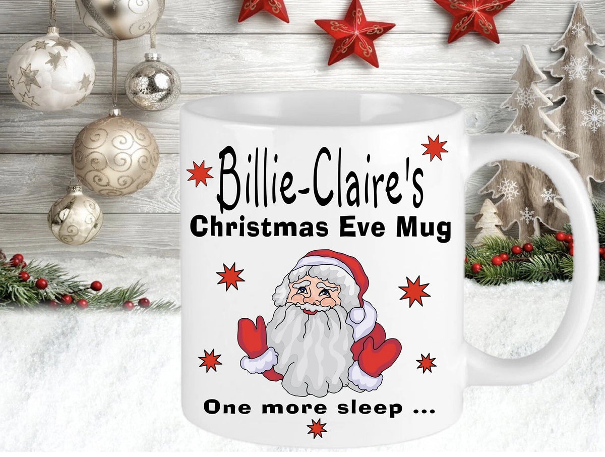 Personalised Christmas Eve Mug