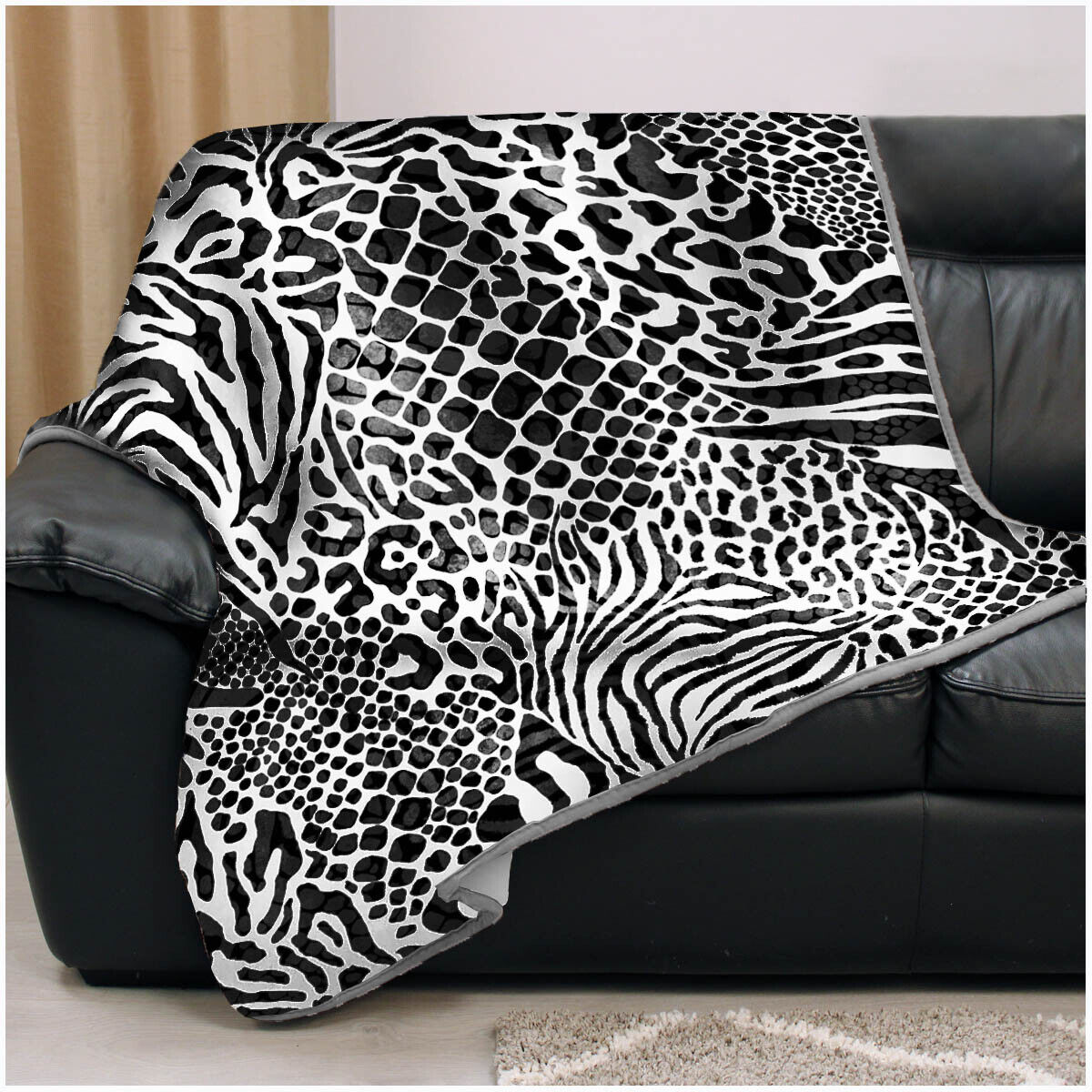 DOUBLE Faux Fur Throw