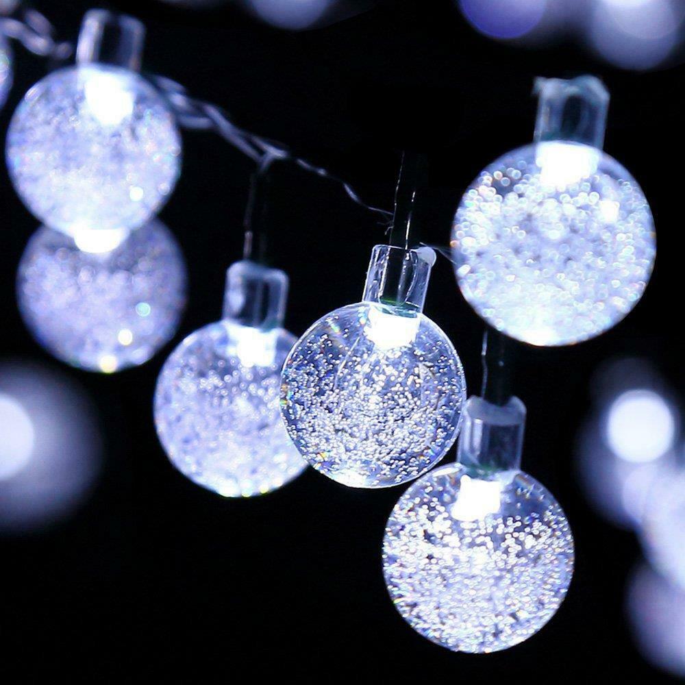 50 LED Solar Powered Garden String Ball Lights