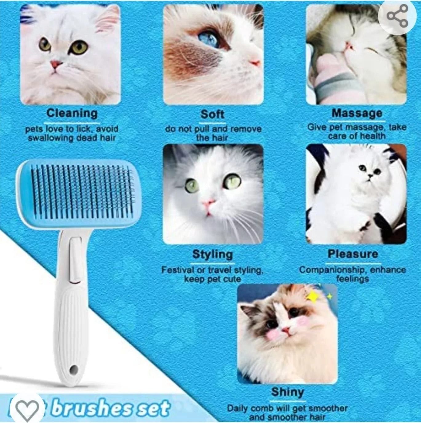 Self Cleaning Pet Comb