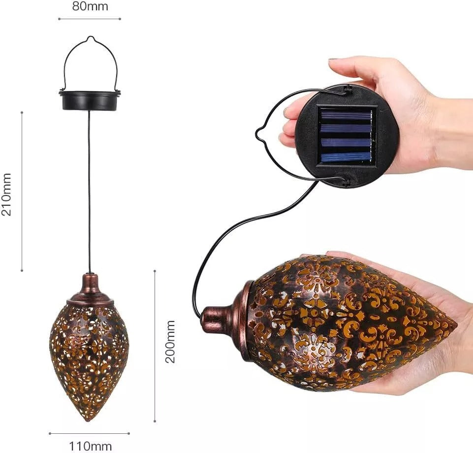 LED Solar Lantern Outdoor Hanging Garden Light