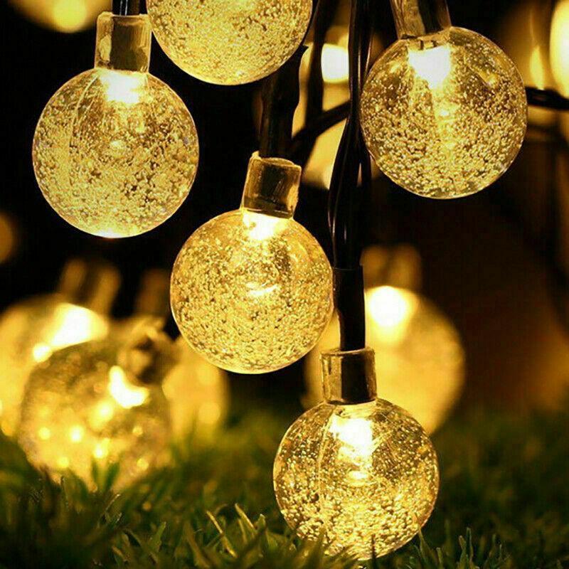 50 LED Solar Powered Garden String Ball Lights