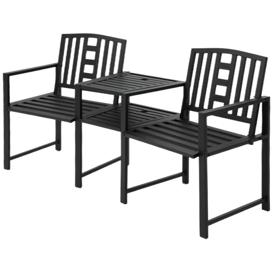 2 Seat Garden Sweatheart Bench