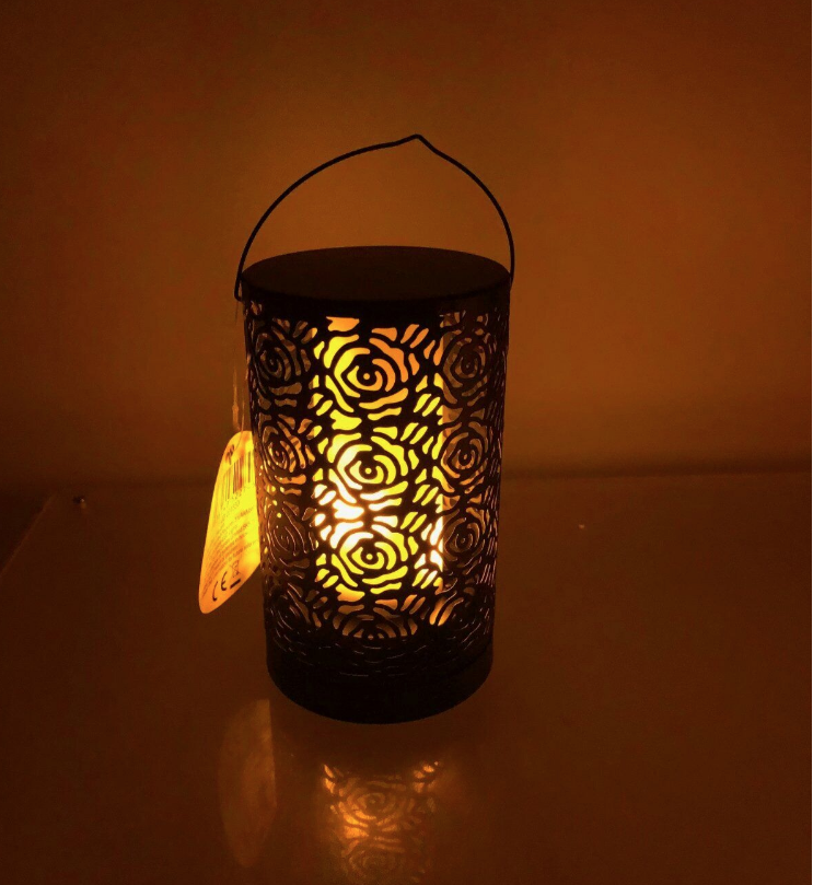 Black Eternal Flickering Flame LED Lamps