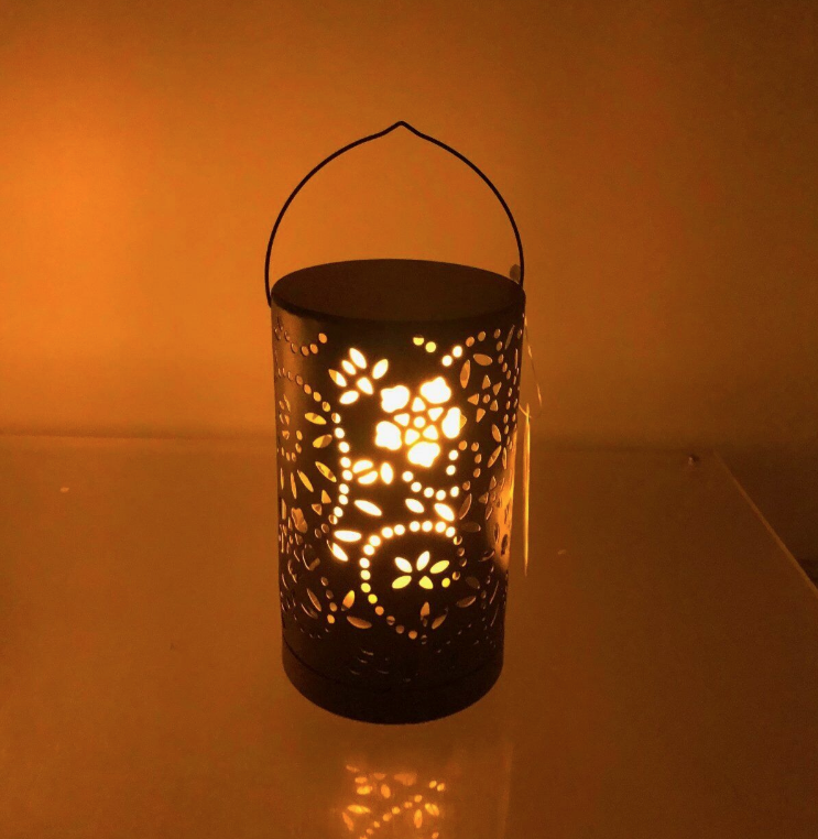 Black Eternal Flickering Flame LED Lamps