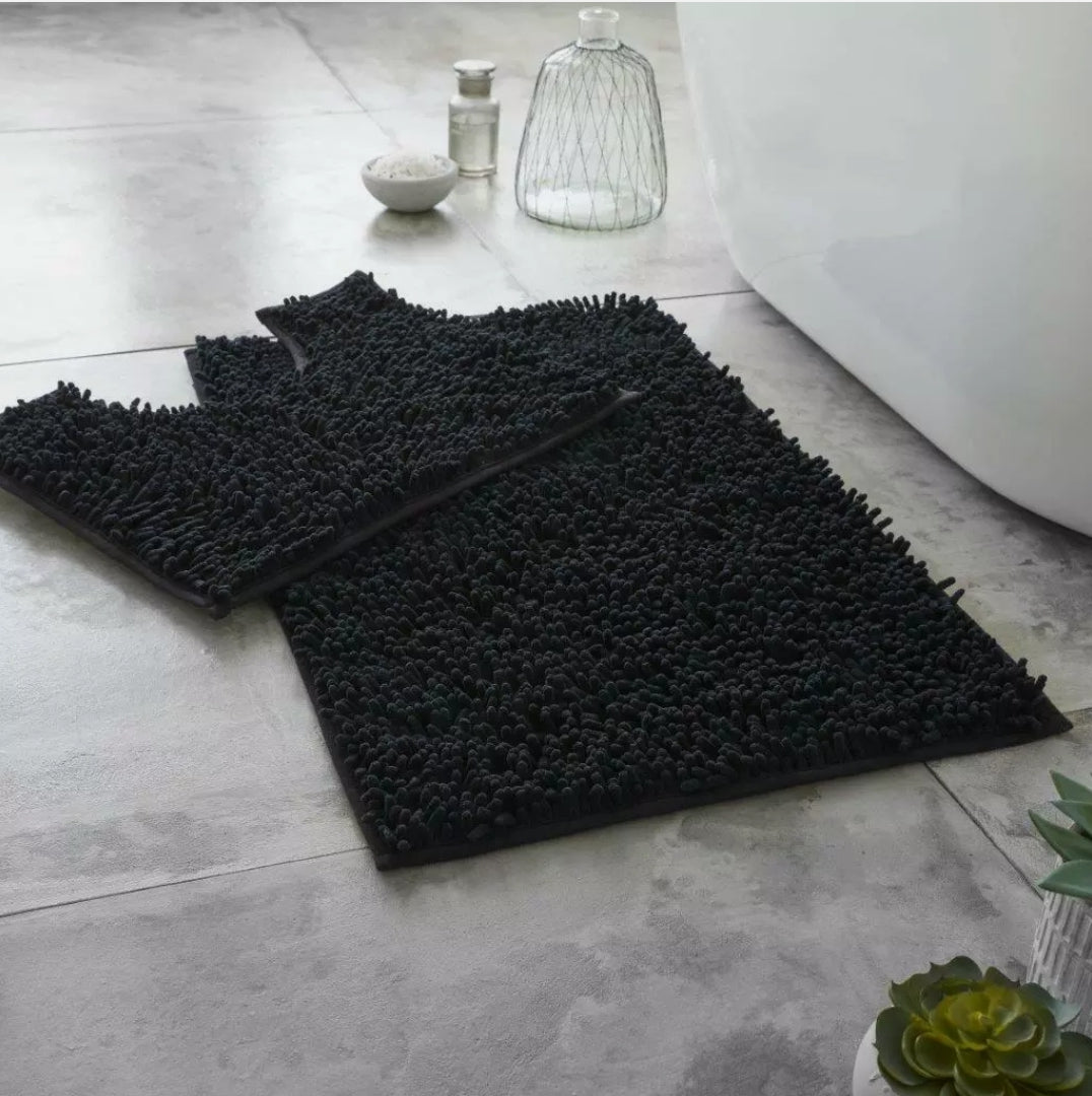 2pc Memory Loop Bath Mat Set