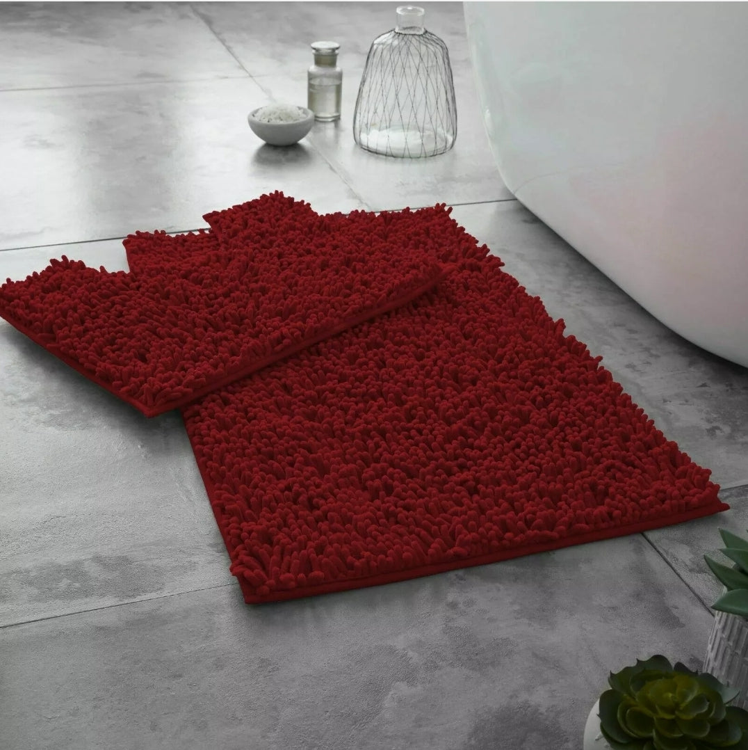 2pc Memory Loop Bath Mat Set