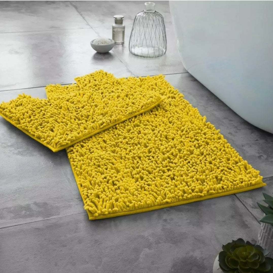 2pc Memory Loop Bath Mat Set