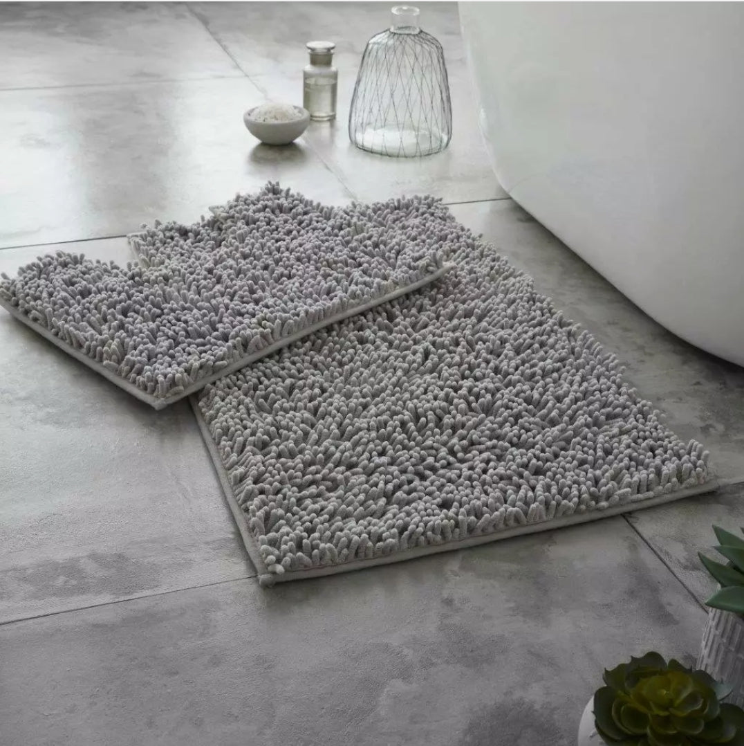 2pc Memory Loop Bath Mat Set