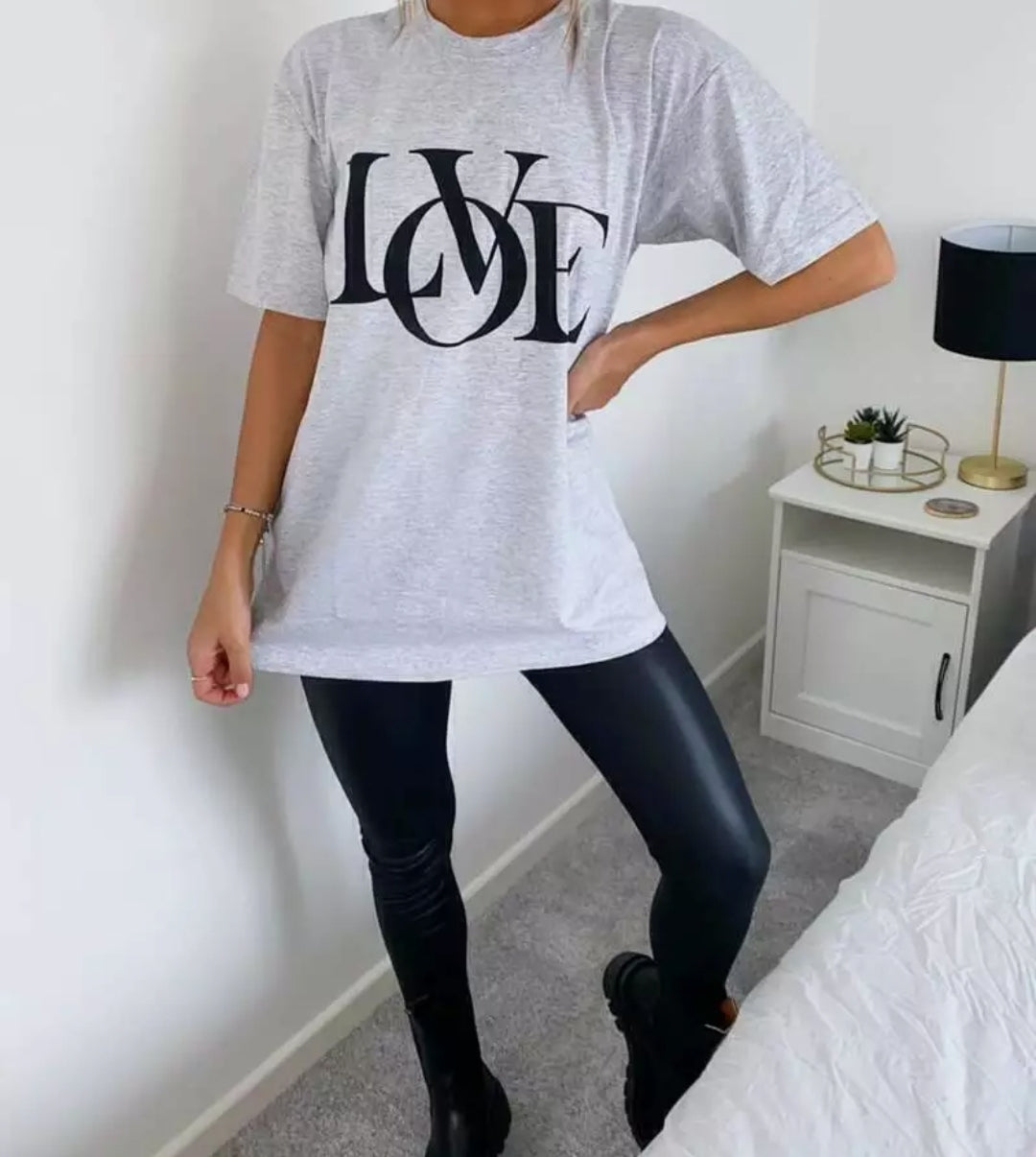 Love Print Tshirt