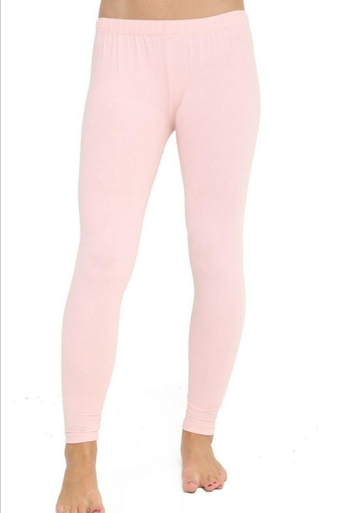 Ladies Stretch Plain Legging Trouser Fleece Lined Warm Tummy Control High Waist