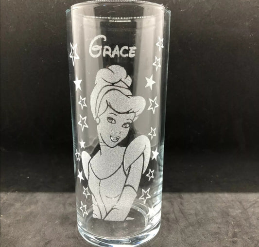 Personalised Cinderella Highball Glass