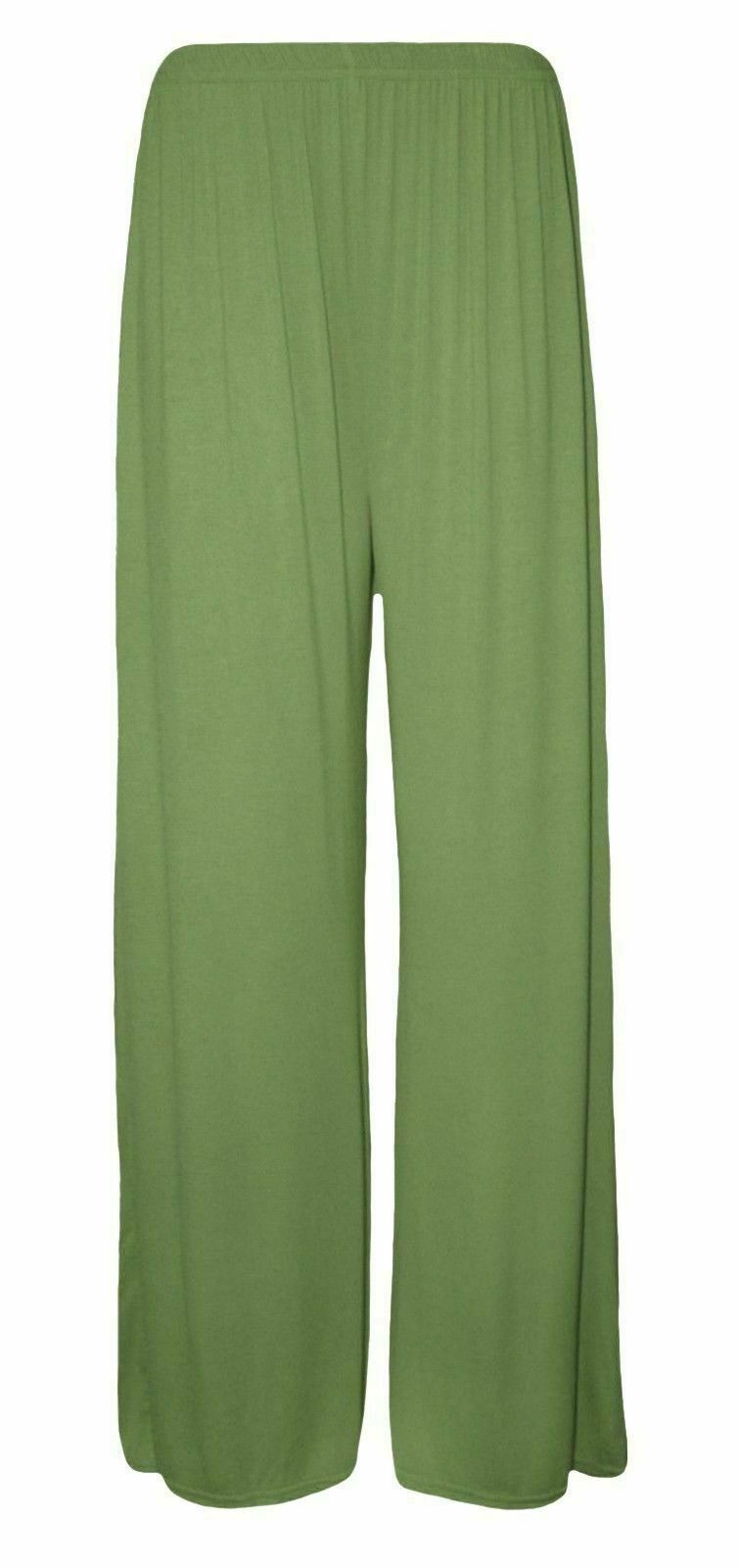 Ladies Plain Palazzo Trousers