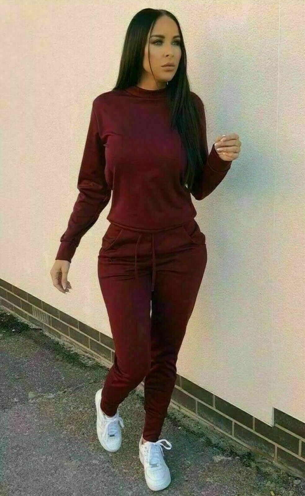 Long Sleeve Plain Lounge Wear Set